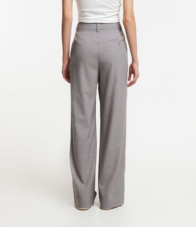 Pantalón Recto Sastrería con Trabillas en la Cintura 3