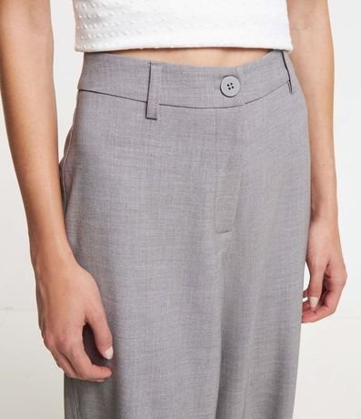 Pantalón Recto Sastrería con Trabillas en la Cintura 4