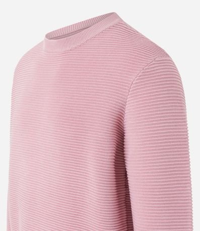 Suéter de Punto Liviano con Texturas Horizontales 6