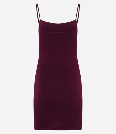 Vestido Corto en Algodón con Breteles Finos 5