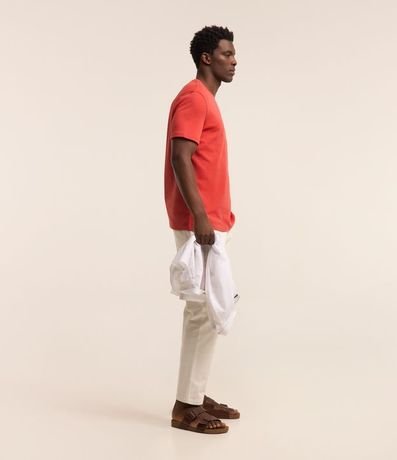 Remera Regular en Algodón Manga Corta 3