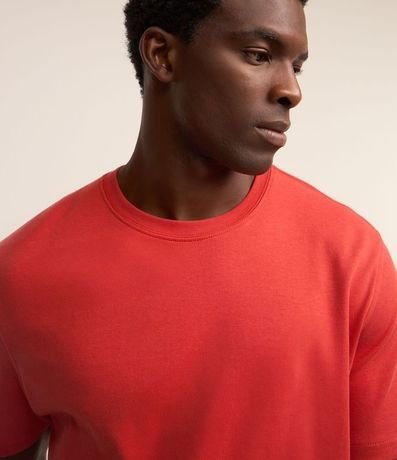 Remera Regular en Algodón Manga Corta 4