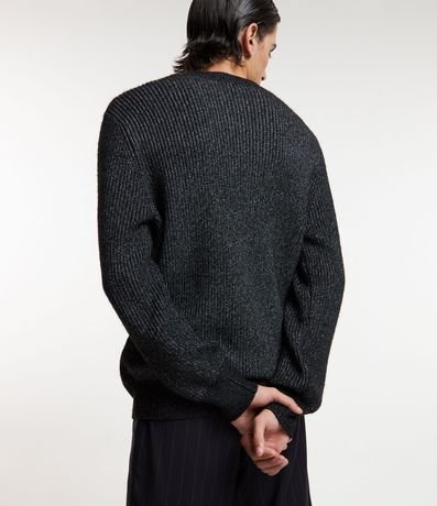 Suéter en Punto con Detalles de Hilo Metalizado 4