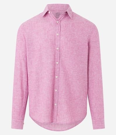 Camisa Comfort Básica en Lino 6