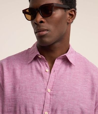 Camisa Comfort Básica en Lino 5