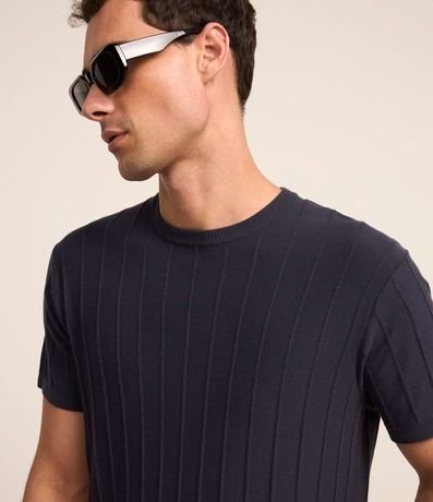 Remera Manga Corta en Viscosa Texturizada 3