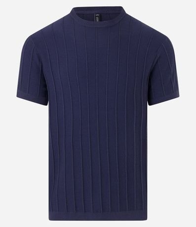 Remera Manga Corta en Viscosa Texturizada 5