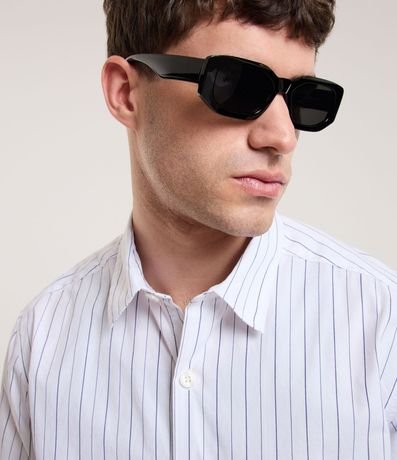 Camisa en Algodón con Rayas y Bolsillo 6