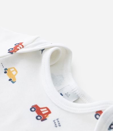 Body Infantil en Algodón Estampa Coches - Talle RN a 24 meses 5