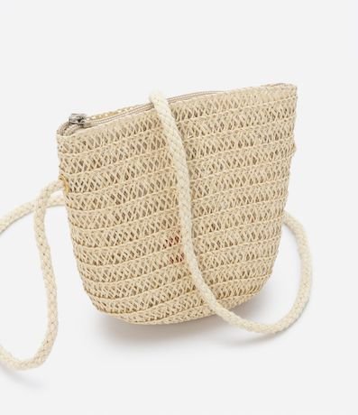 Bolso Infantil en Paja con Bordado de Cereza 4