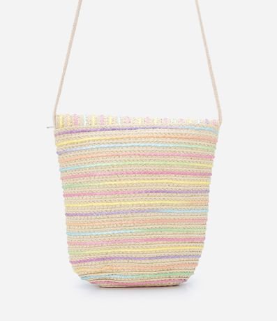 Bolso Transversal Infantil de Paja Trenzada 3