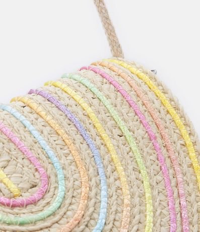 Bolso Transversal Infantil de Paja Trenzada 4
