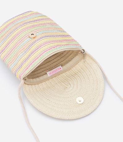 Bolso Transversal Infantil de Paja Trenzada 5