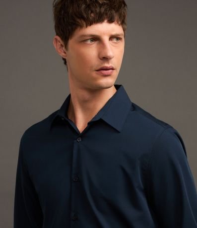 Camisa Slim en Tejido de Bambú Básica 4