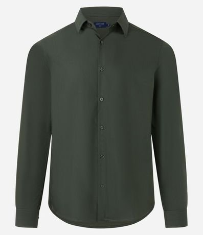 Camisa Slim en Tejido de Bambu Básica 7