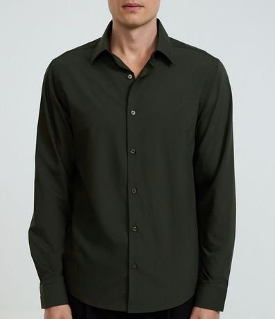 Camisa Slim en Tejido de Bambu Básica 3
