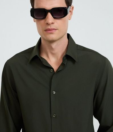 Camisa Slim en Tejido de Bambu Básica 4