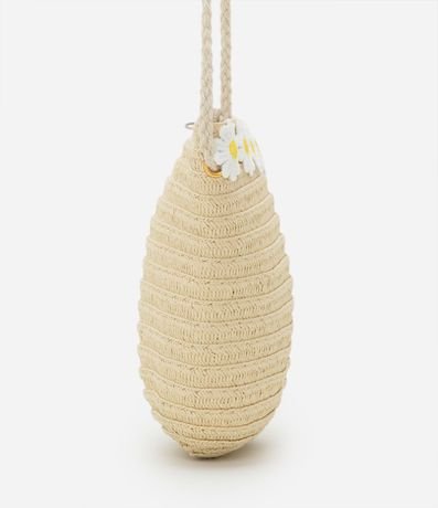 Cartera Infantil de Paja con Margaritas Aplicadas - Talle único 2