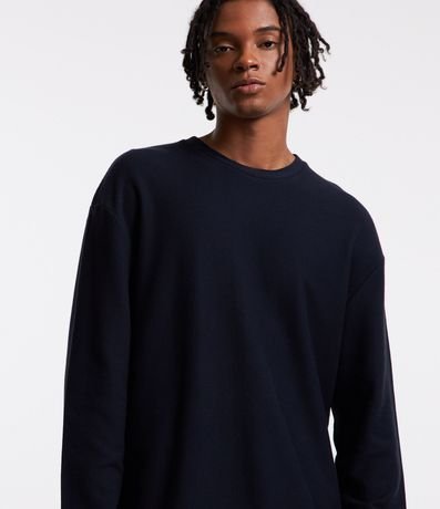 Remera Relaxed en Algodón con Textura Chevron 4