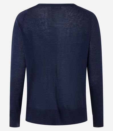 Suéter de Punto con Cuello Redondo 7