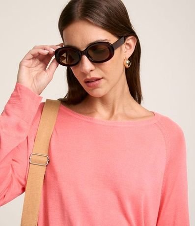 Suéter de Punto con Cuello Redondo 4