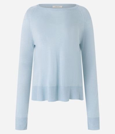 Suéter de Punto con Cuello Redondo 5