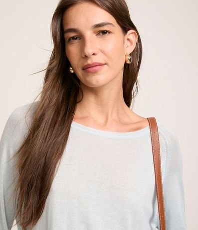 Suéter de Punto con Cuello Redondo 4