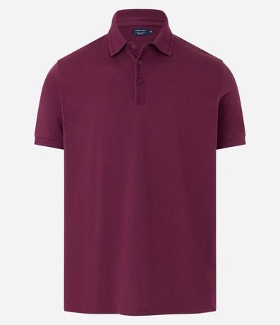 Polo Regular en Media Malla con Detalles Texturizados 5