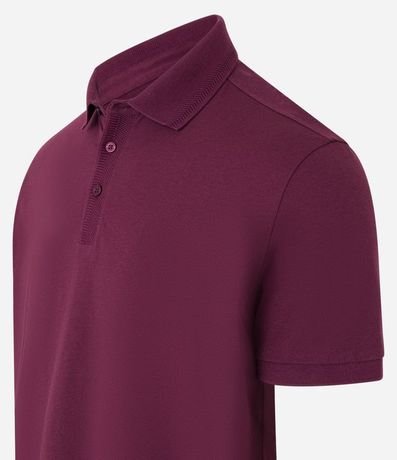 Polo Regular en Media Malla con Detalles Texturizados 6