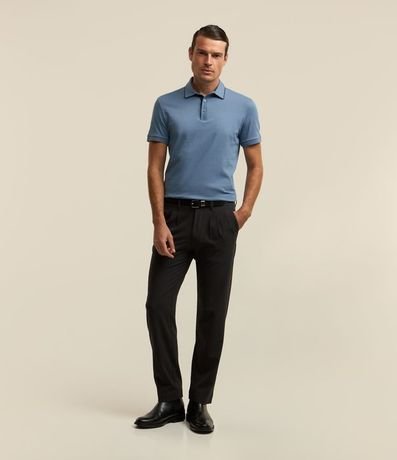 Camisa Polo Regular en Gamuza de Algodón Peruano 3