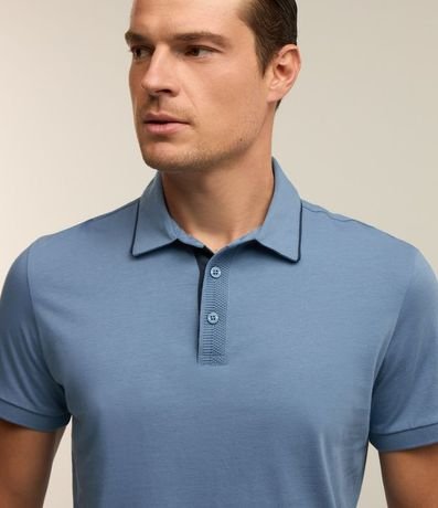 Camisa Polo Regular en Gamuza de Algodón Peruano 4