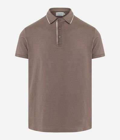 Polo Manga Corta sin Estampa en Algodón Peruano 5