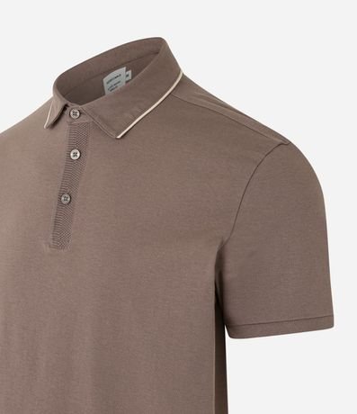 Camisa Polo Regular en Gamuza de Algodón Peruano 7