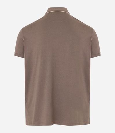 Polo Manga Corta sin Estampa en Algodón Peruano 7