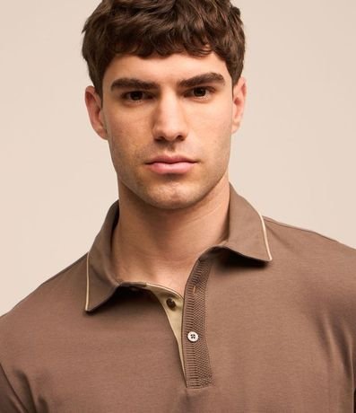 Polo Manga Corta sin Estampa en Algodón Peruano 4