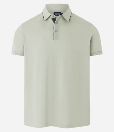 Polo Manga Corta sin Estampa en Algodón Peruano 5