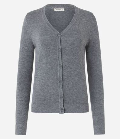 Cardigan en Viscosa con Cierre en Botones 5