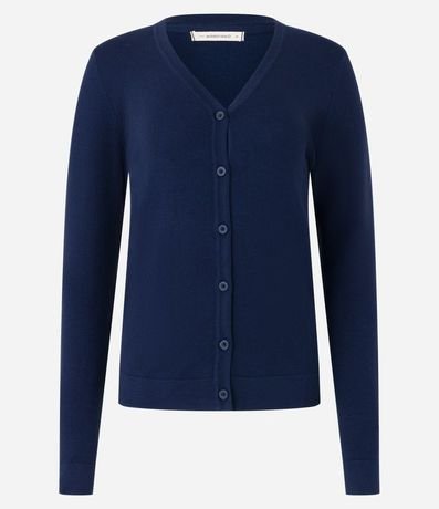Cardigan en Viscosa con Cierre en Botones 6