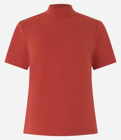 Blusa Básica en Media Malla con Cuello Alto 5