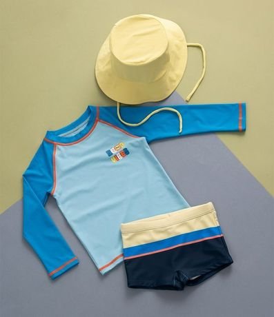 Conjunto Infantil con Protección UV y Sombrero - Talle 1 a 4 años