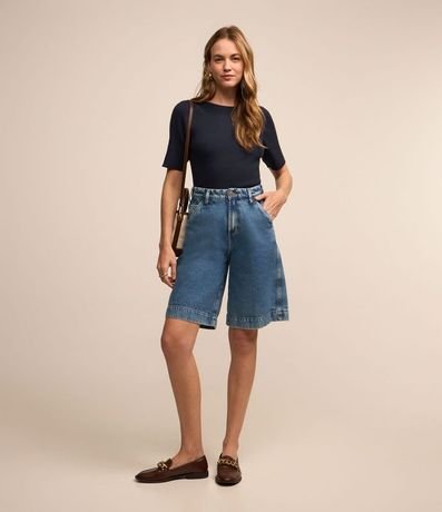 Blusa Básica de Punto con Escote Bote 2
