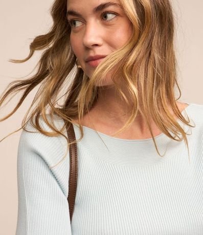 Blusa Básica de Punto con Escote Bote 4