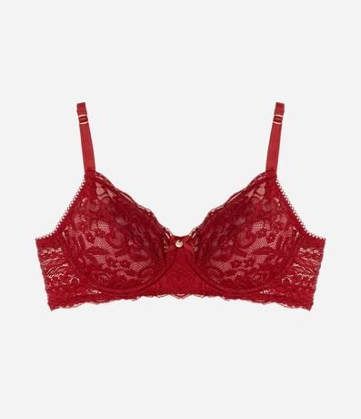 Soutien sin Copa y con Aro en Encaje Floral 6