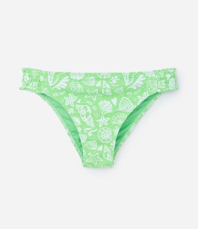 Bikini Infantil en Microfibra con Estampa Caracolas- Talle 5 a 14 años 3