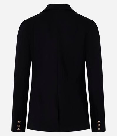 Blazer en Punto Roma Sastrería con Botones Escudo 7