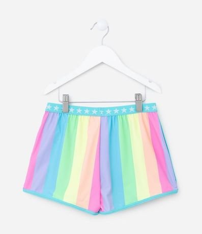 Short Infantil con Protección UV y Bloques de Colores - Talle 5 al 14 años 2