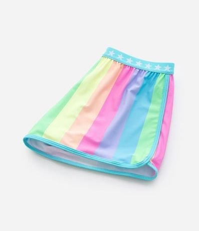 Short Infantil con Protección UV y Bloques de Colores - Talle 5 al 14 años 5