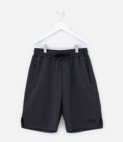 Bermuda Infantil en Algodón con Bolsillo con Cierre - Talle 5 a 14 años 2