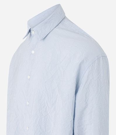 Camisa Manga Larga con Textura Efecto Arrugado 8