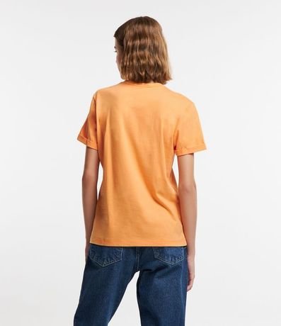 Remera en Media Malla con Manga Corta Doblada 3